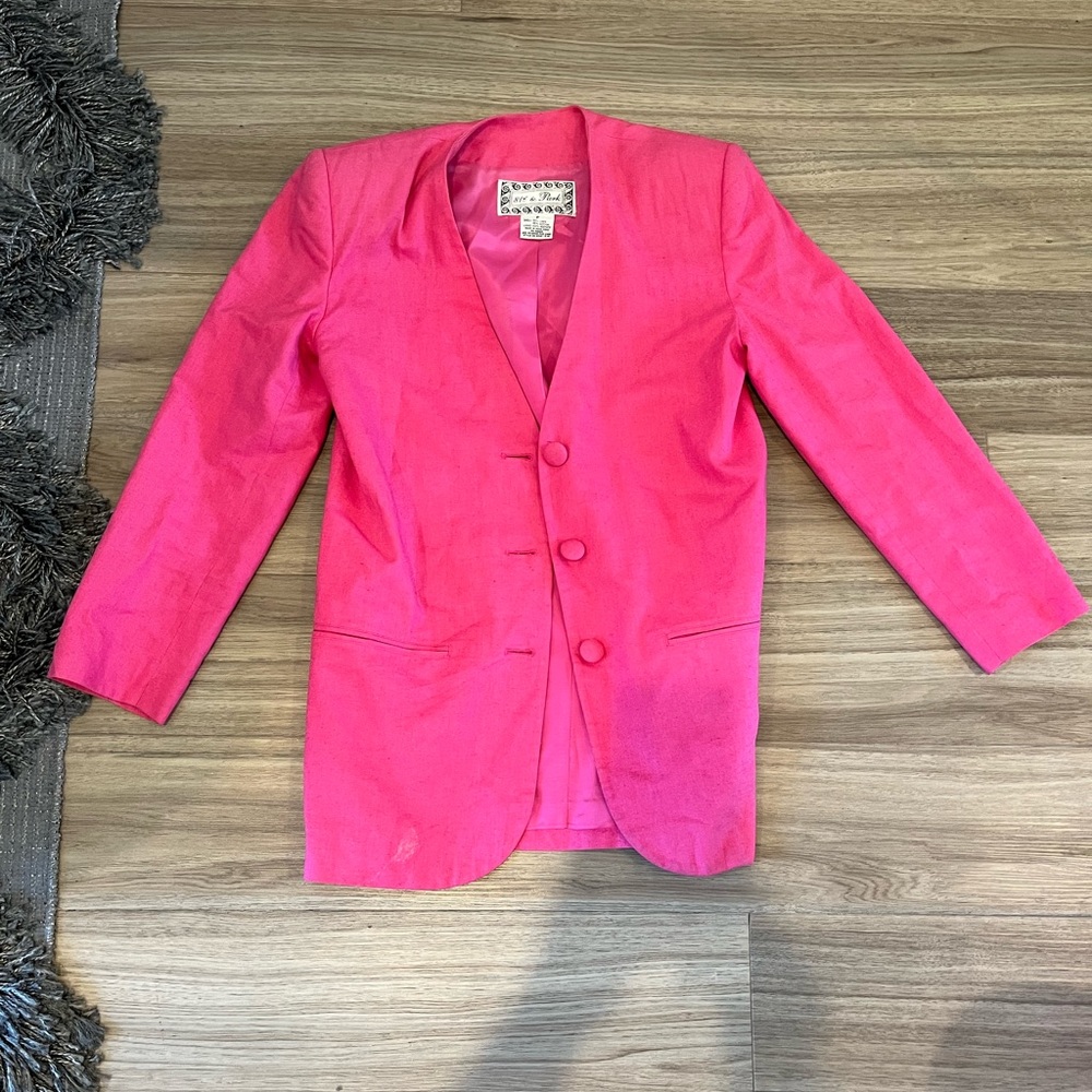 Hot pink blazer